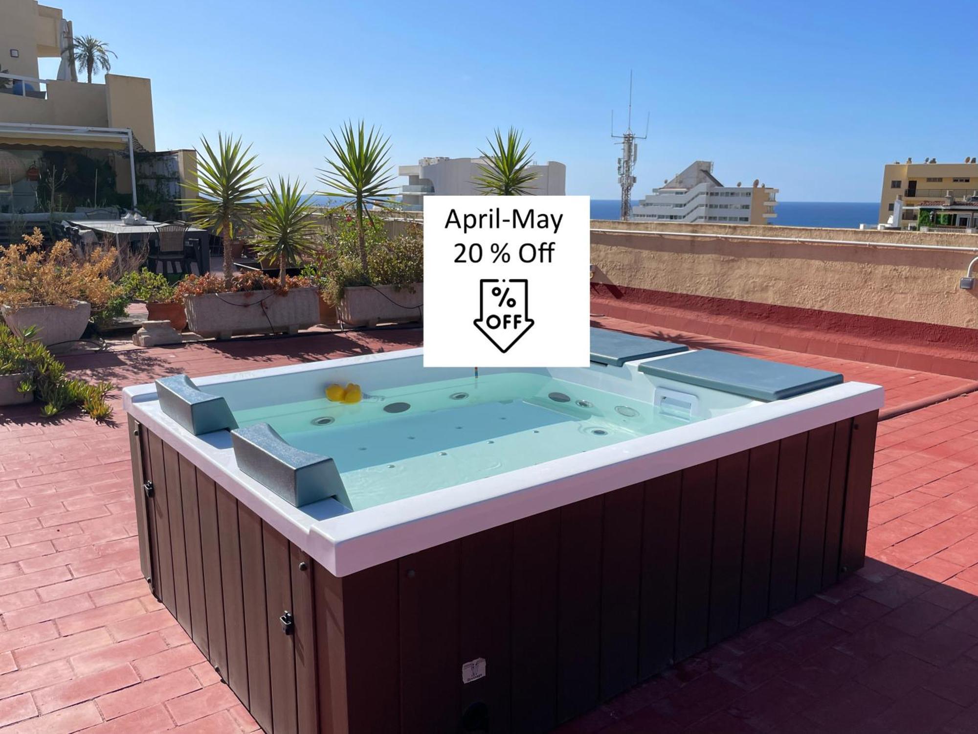 550 M2 Luxury Penthouse - Jacuzzi, Golf & Beach Benalmadena Luaran gambar